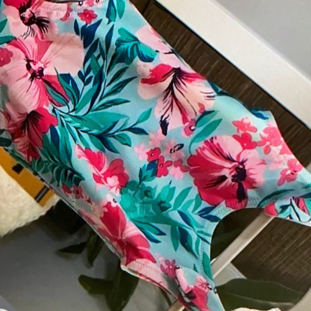 Great condition kids floral print one piece
